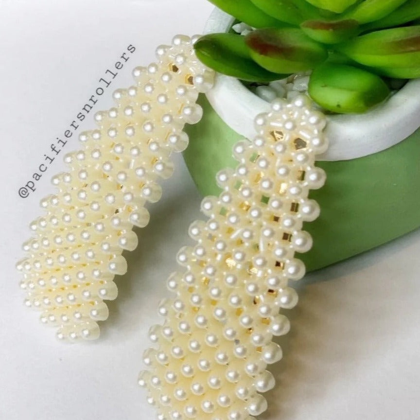 Pearl Clips (Geometric)