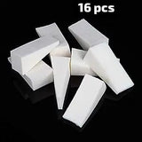 4 Pcs White Triangle Makeup Sponge Puffs Facial Foundation Powder Base Cream Makeup Sponge Beauty Cosmetic