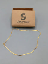 2mm Golden Snake Neck Chain For Men/Women