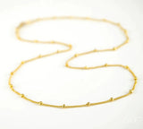 Dew Drops choker Necklace - Gold, rose gold or sterling silver