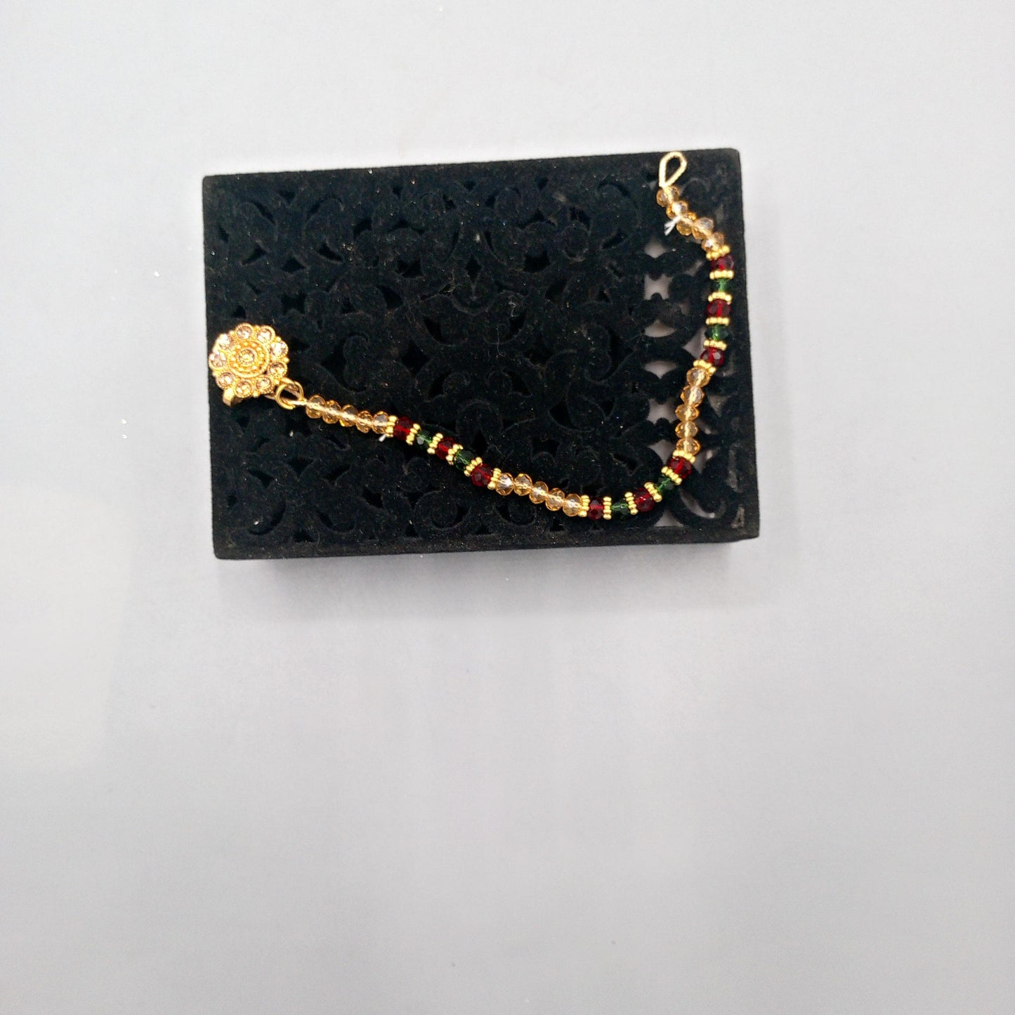 Nose Rings Gold Copper Clip On Nose Ear Chain For Women Non Piercing