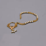 golden Chain Nose Ring Nath for Women
