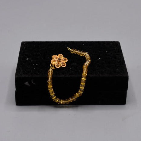 Nose  Bhaubhali Nath nose pin golden crustal osm styel