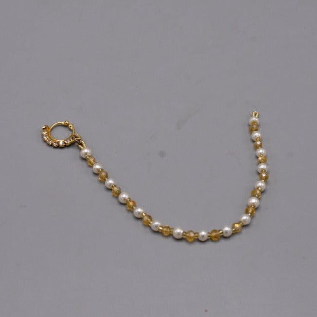 golden Crystal Nose nath non priceing giral