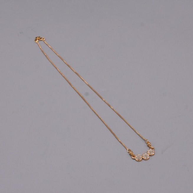 Fancy Pendent Necklace Wedding Engagement Party Charms Daily Wear Accessories for Women