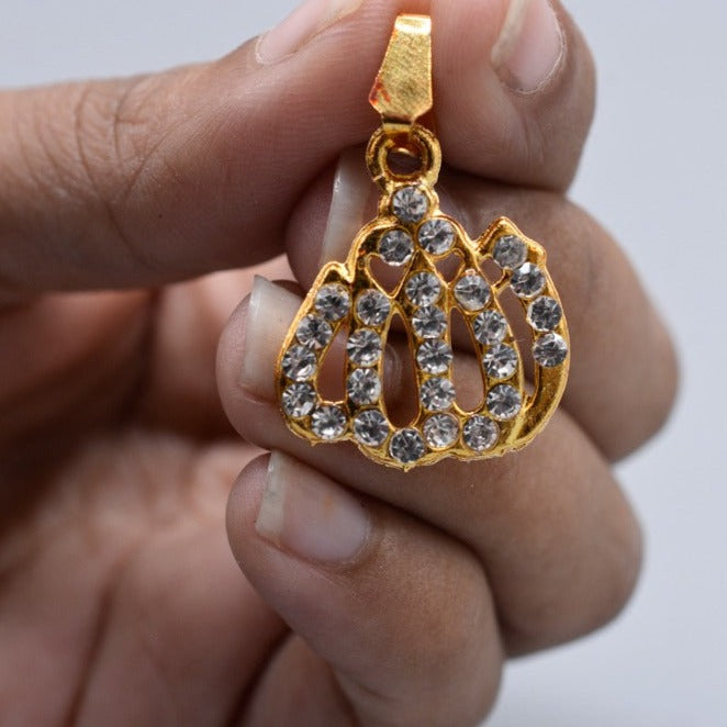 Allah locket New Design for Men And women Best quaility gold Design