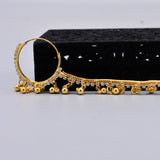 Stlyish Golden Nose Nath Only For Used Pecricing Woman.