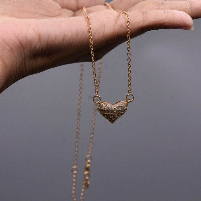 Romantic Locket Sterling Silver Heart Love Frame Pendant Necklaces For Women Snake Chain  Necklace