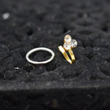 2 Pcs Nose Clip Tranding Design For women Girls