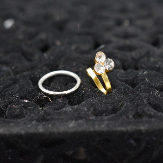 2 Pcs Nose Clip Tranding Design For women Girls