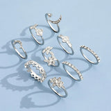 9Pcs/Set Fashion Vintage Ring