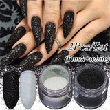 pack of 2 Glitter Powder Dust Powder for Nail Art Decorations ntfrmir3i-1
