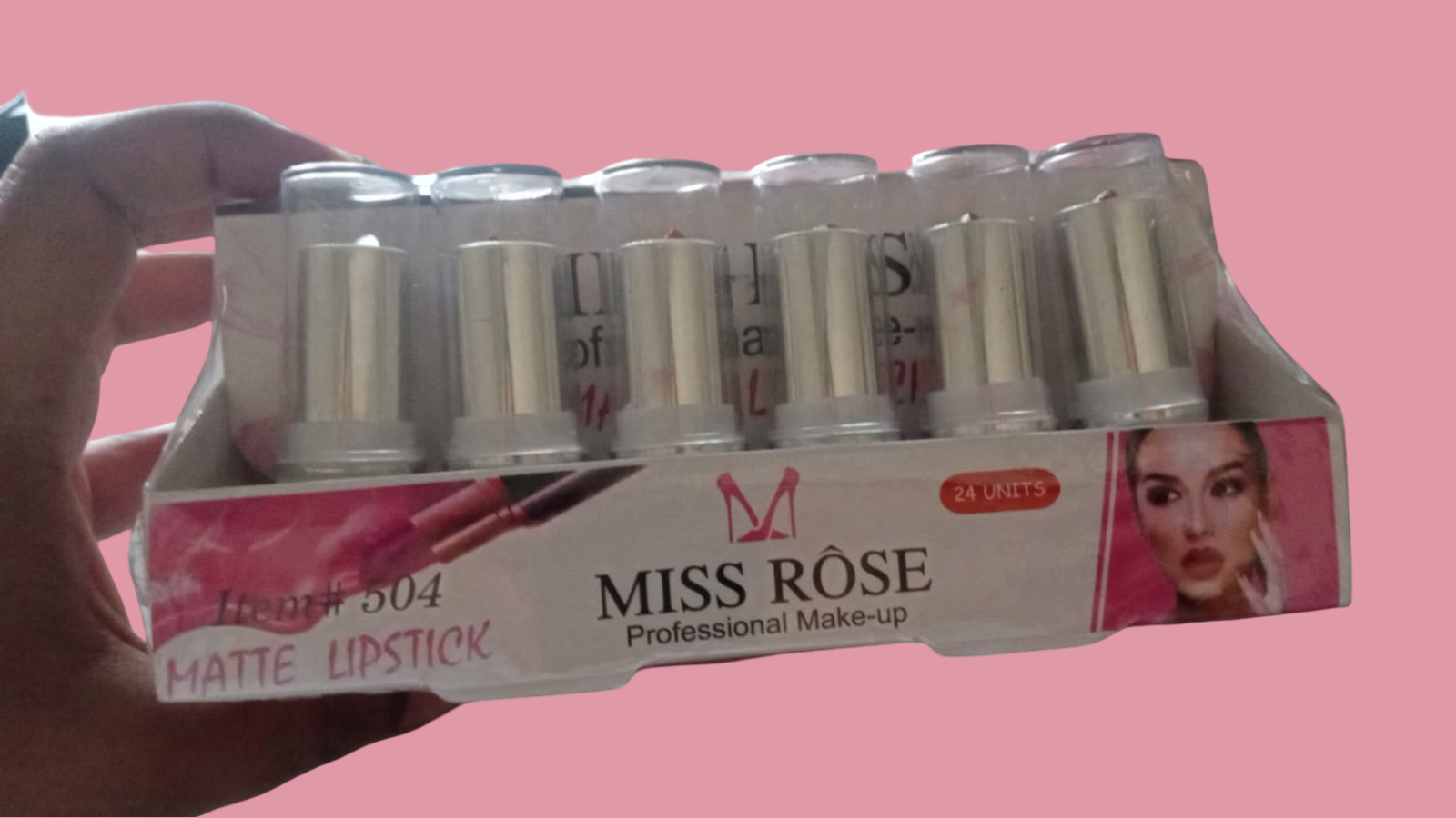 24 Color Matte Long-Lasting Lipstick Box – Waterproof & Smudge-Proof Shades