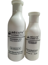 Becute Skin Polish Set – Bleach Powder &amp; Facial Blonde Activator for Radiant and Even Skin Tone