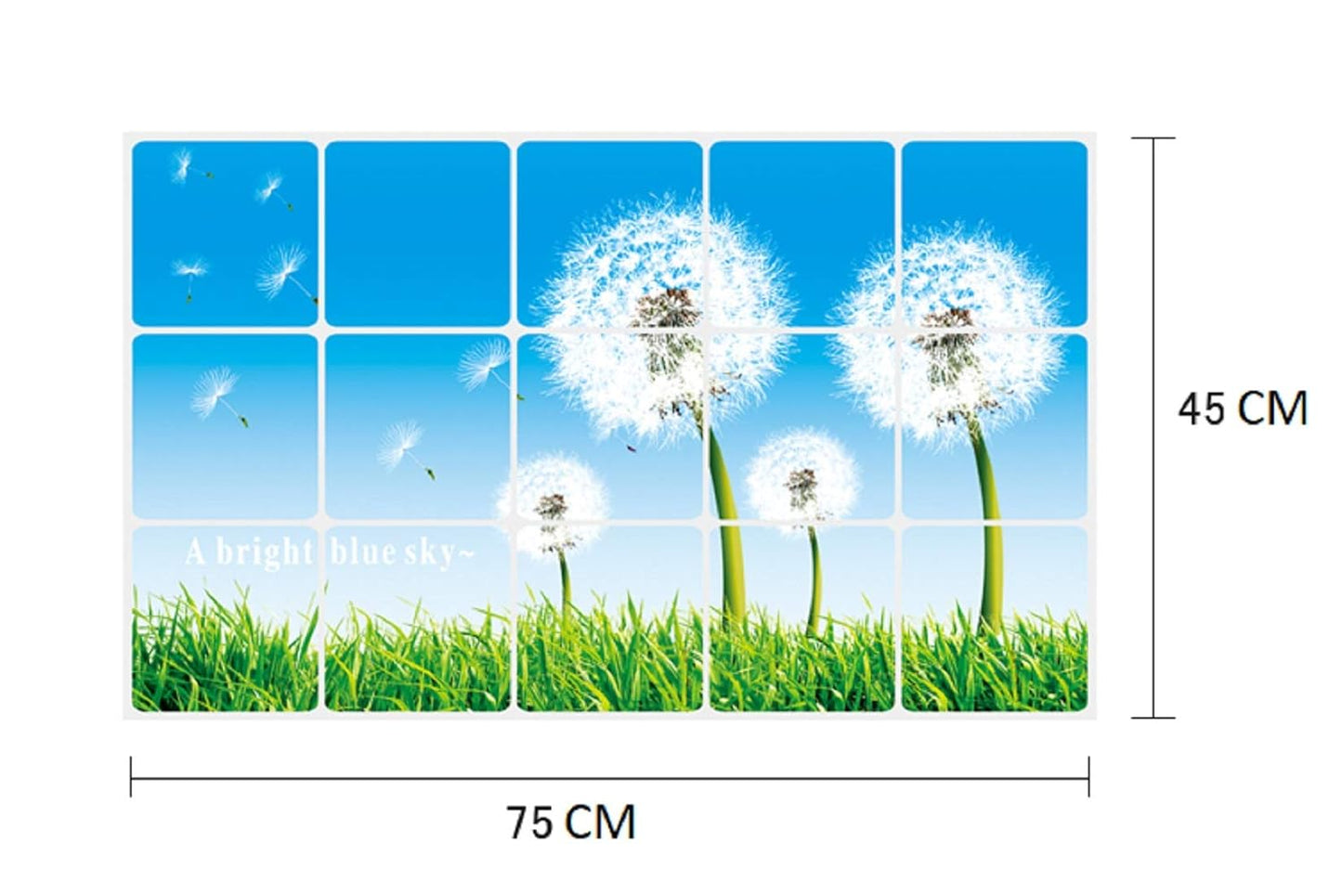 Kitchen Oil Proof Wall Sticker Heat Resistant Waterproof Self Adhesive Backsplash Cover for Kitchen Wall Protection