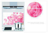 Kitchen Oil Proof Wall Sticker Heat Resistant Waterproof Self Adhesive Backsplash Cover for Kitchen Wall Protection