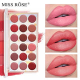 Miss Rose  18 Colors Matte Lipstick Palette  Korean cosmetics lipsticks set color Palette