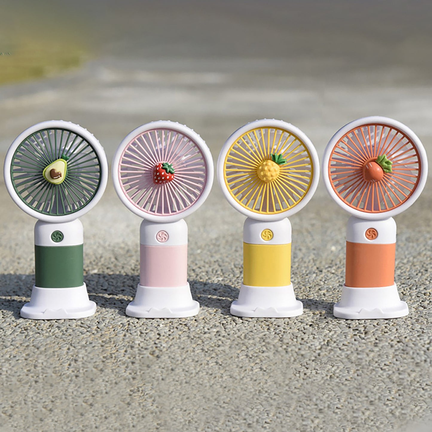 Mini Fan Multifunctional Cool Summer Fruit Cartoon Handheld Mini Fan(random color )