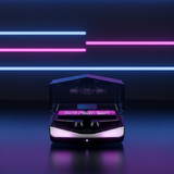 DAMIX M28 TWS Wireless 5.3 Gaming Earbuds with LED Power Display, Dual Mode (Game/Music), Low Latency, and HD Mirror Design
