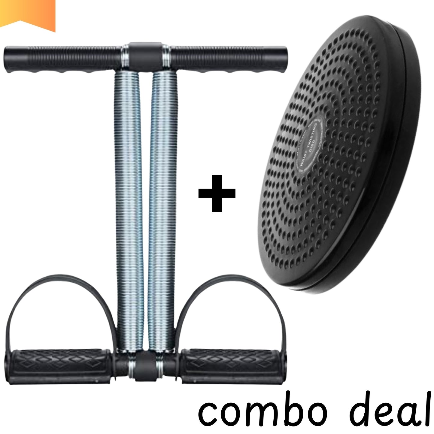 Twister Exercise Machine & Tummy Trimmer | Home Gym Fitness Equipment Set (Single Spring)