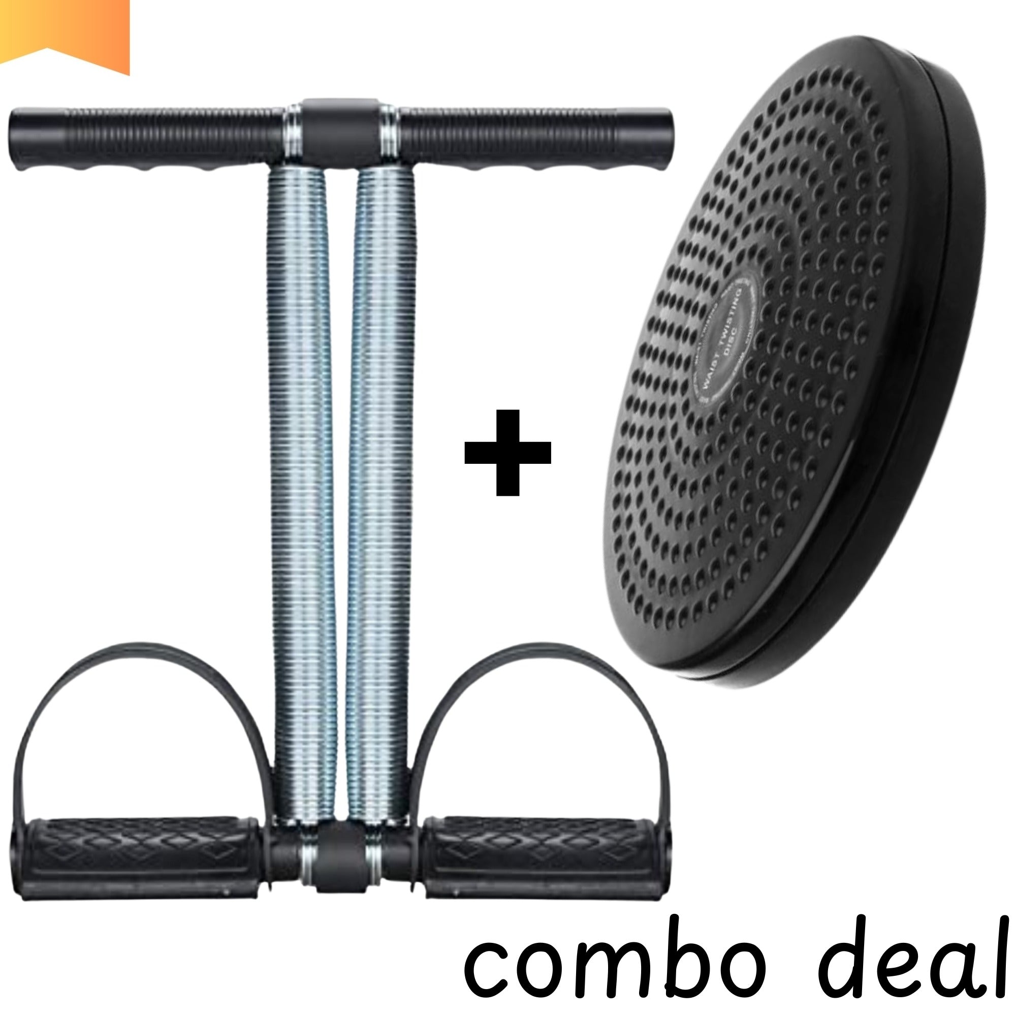 Twister Exercise Machine & Tummy Trimmer | Home Gym Fitness Equipment Set (Single Spring)