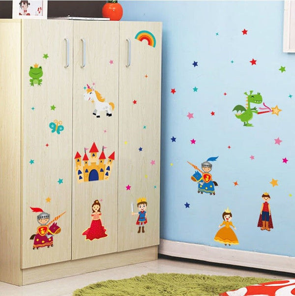 Cartoon Castle Kids Wall Sticker SK9138