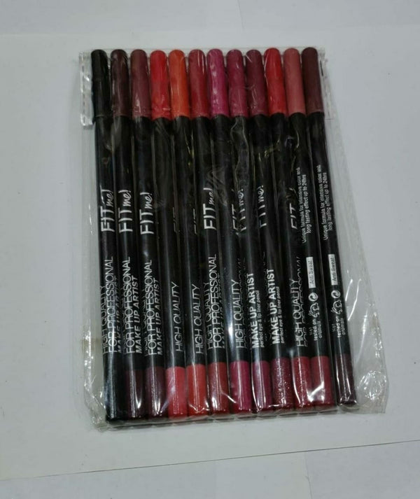 Fit me  EYE AND LIP PENCIL WITH SHOPNER 12 PIECE '2