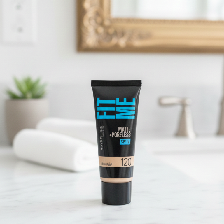 Maybelline Fit Me Matte And Poreless Liquid Foundation Natural Finish Lightweight Texture Smooth Application - 112