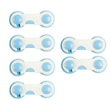 New 1pc Cabinet Door Drawers Refrigerator Locks Protection from Children Baby Safety Plastic Security Lock(random color)