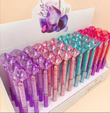 Diamond Ballpoint Pens Elegant Design Smooth Writing Comfortable Grip Durable Build Perfect For Office School And Daily Use (Random Color)
