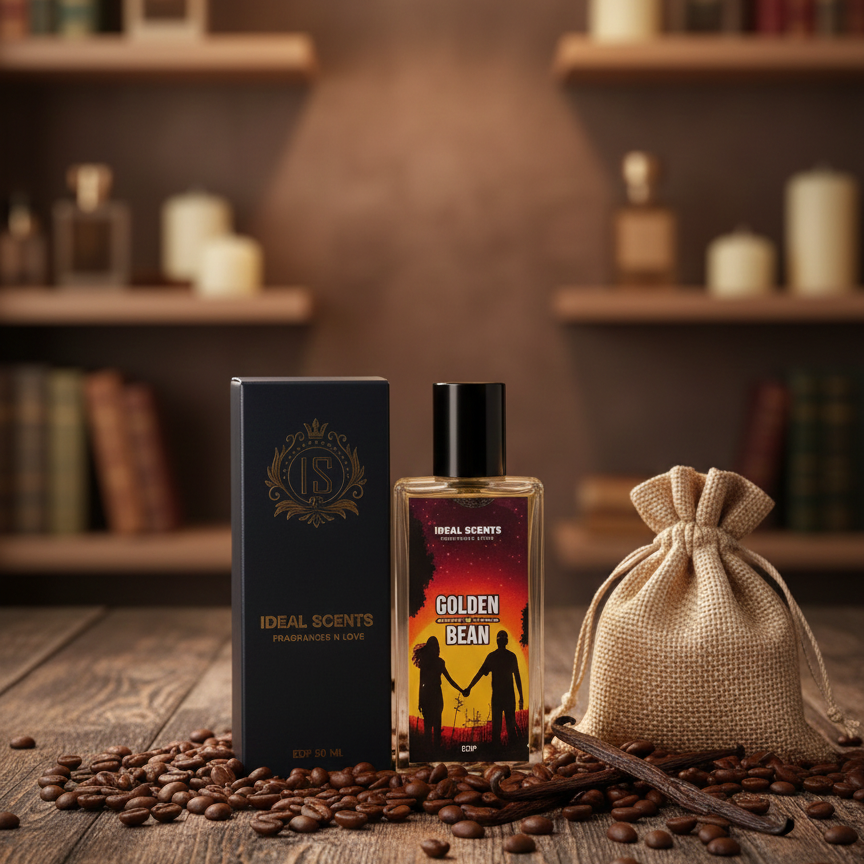 Golden Bean Fragrance | 50ml | Unisex Perfume | Long Lasting 8–10 Hours | Our Signature | Made in Pakistan