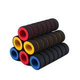 4pcs/Set Universal Grip Comfort Foam Handle Bar Motorcycle Bicycle Random Color