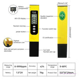 Digital TDS Water Testing Pen – High-Accuracy Portable TDS Meter for Drinking Water, RO Systems, Aquariums & Hydroponics | Total Dissolved Solids Tester