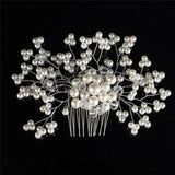 Crystal Hair Combs Tiaras Rhinestone Pearl Bridal Hair Comb Headpiece Women Hair Jewelry Wedding Hair Accessories for Bride cpfrpdc5k-1
