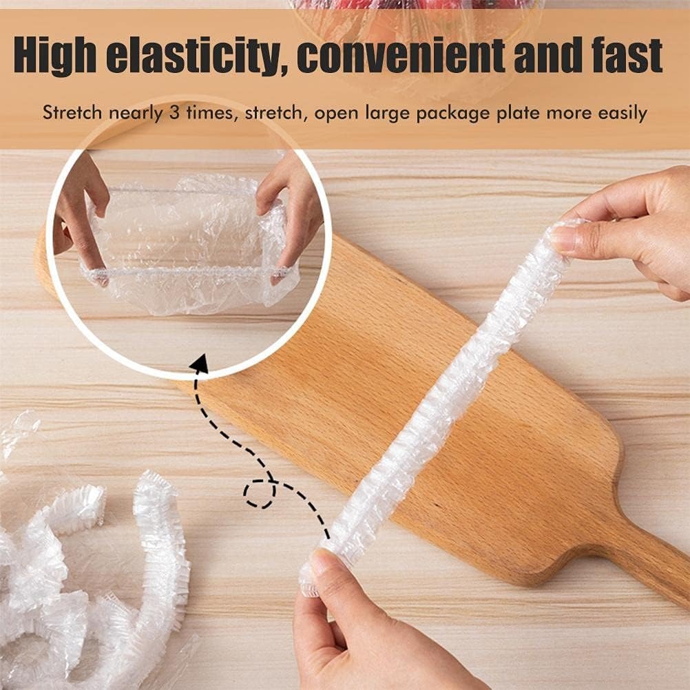 100pcs Disposable Flexible Transparent Plastic Food Storage Bags – Resealable & Multi-Purpose - Food-Grade Fresh-Keeping, Dust & Insect-Proof, Kitchen Accessories