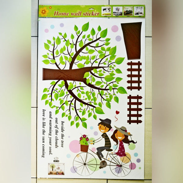 Wall Sticker Dinding Cute Bicycle JM7150