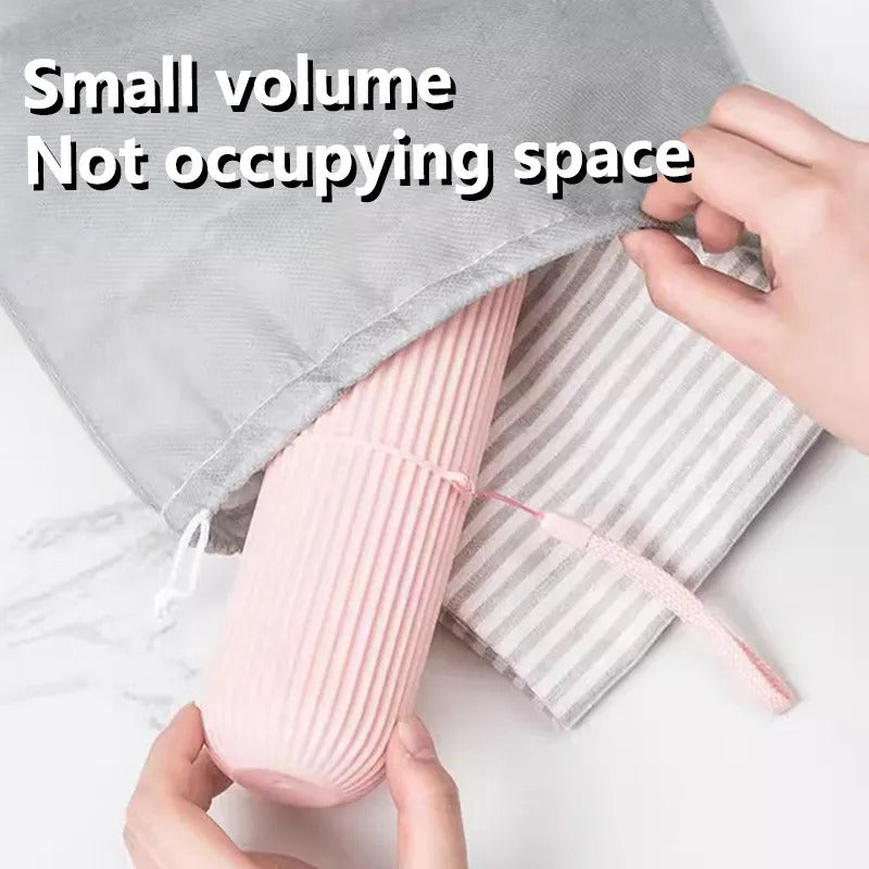 Portable Toothbrush Holder Toothpaste Storage Cup Household Travel Nordic Simple Bathroom Toothbrush Protect Wash Tooth Set Box (random color)