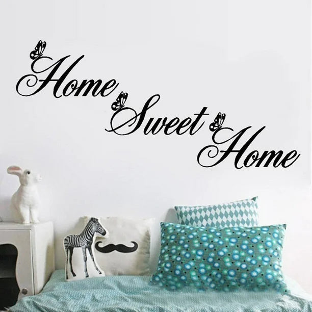 Sweet Home Proverb Wall Sticker Living Room Bedroom Wallpaper Decals Art Decor size 30x60 dzr2026