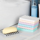Silicone soap dish Drainer Tray (Green)