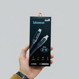 Sabawoon S125 Type?C to iPhone Cable | 100% Original | Digital Display