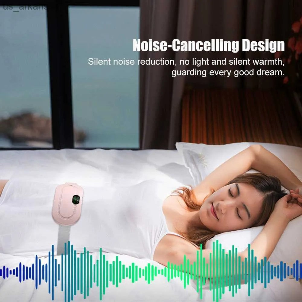 Digital Period Pain Relief Pad – Heating & Vibrating Belt for Menstrual Cramps