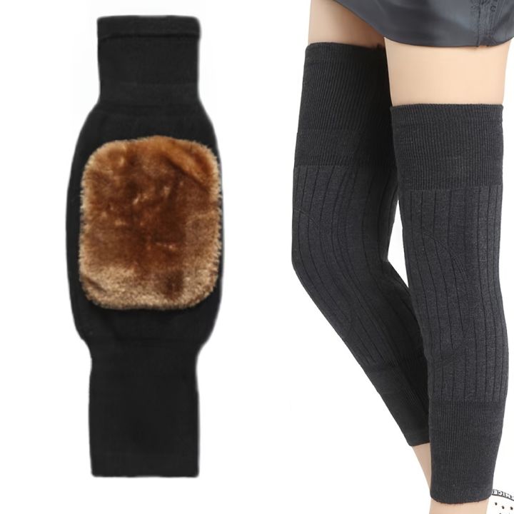 Deluxe Thermal Knit Knee and Leg Warmers (1 Pair): Essential Winter Protection & Joint Comfort for Women