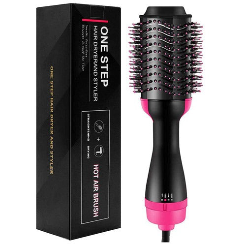 3?in?1 Hair Dryer with Comb, Hair Straightener & Curler for Easy Styling