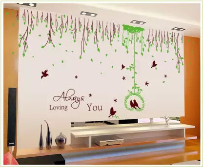 Super Grass Ring Feiyan Waist Flower Vine Wall Stickers