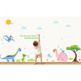 Dinosaur Family Animal Wall Sticker