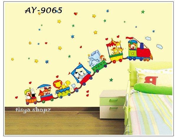 AY9065 Wall sticker Transparan uk: 60X90 - TRAIN AY9065
