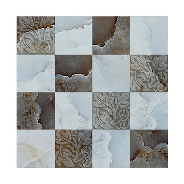 DIY Kitchen Bathroom Bathroom Simulation Wall Tile Waterproof Wallpaper, Peel and Stick Tile Backsplash Wall Tiles 8"x8" (6 Sheets) JM706 Floor /tile Stickers