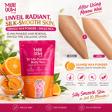 Meow Club 10 Min Painless Body Wax Orange Hair Removal Powder for Women