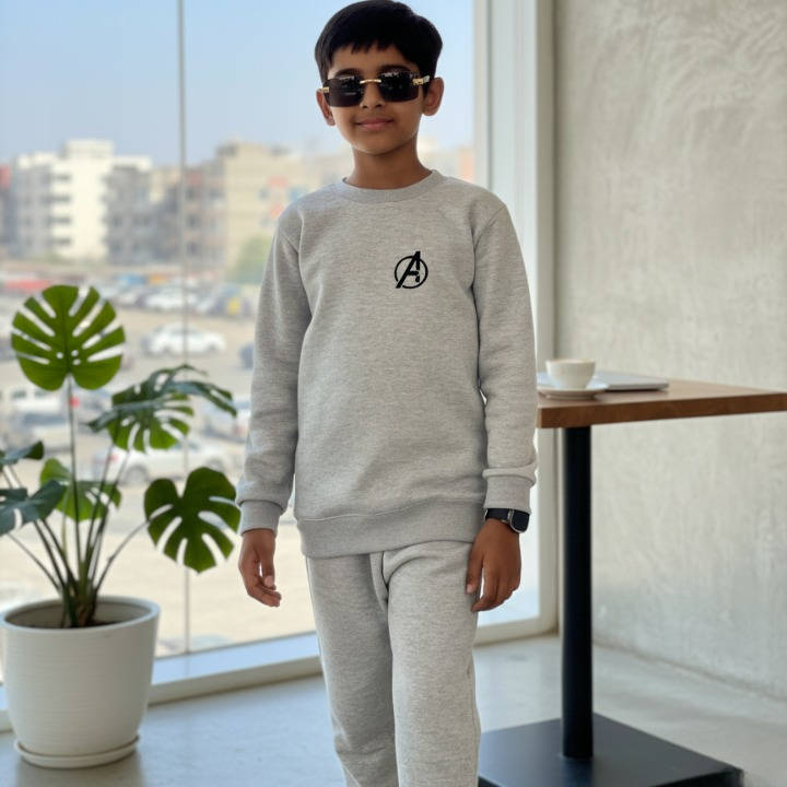 Kids Winter Tracksuits | Warm Sweatshirt & Trouser Set for Boys & Girls | Cozy Baby Winter Clothes for Everyday Wear