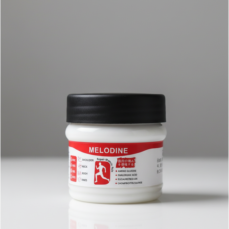 MELODINE Japanese Soothing Massage Gel – Muscle & Joint Pain Relief Cream For Shoulder, Neck, Back & Knee – Fast-Absorbing Herbal Formula (100g)